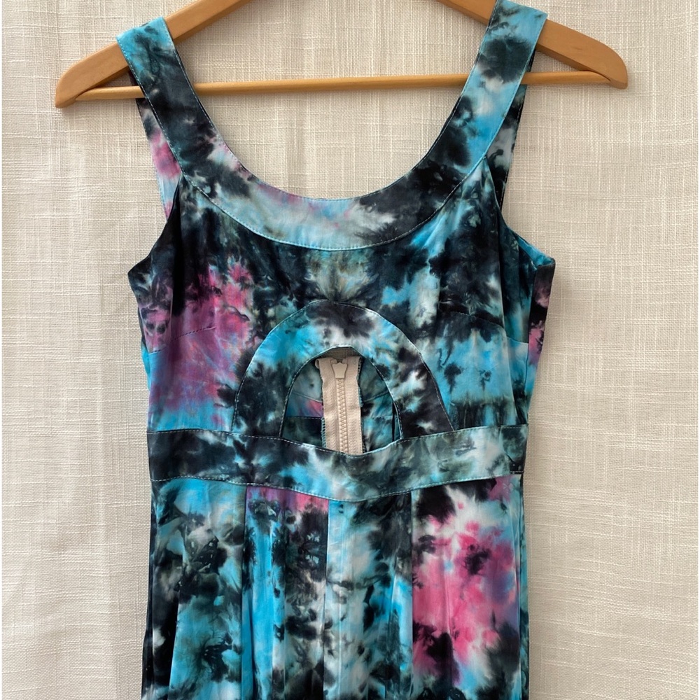 THIS IS A LOVE SONG Tie Dye Maxi Dress